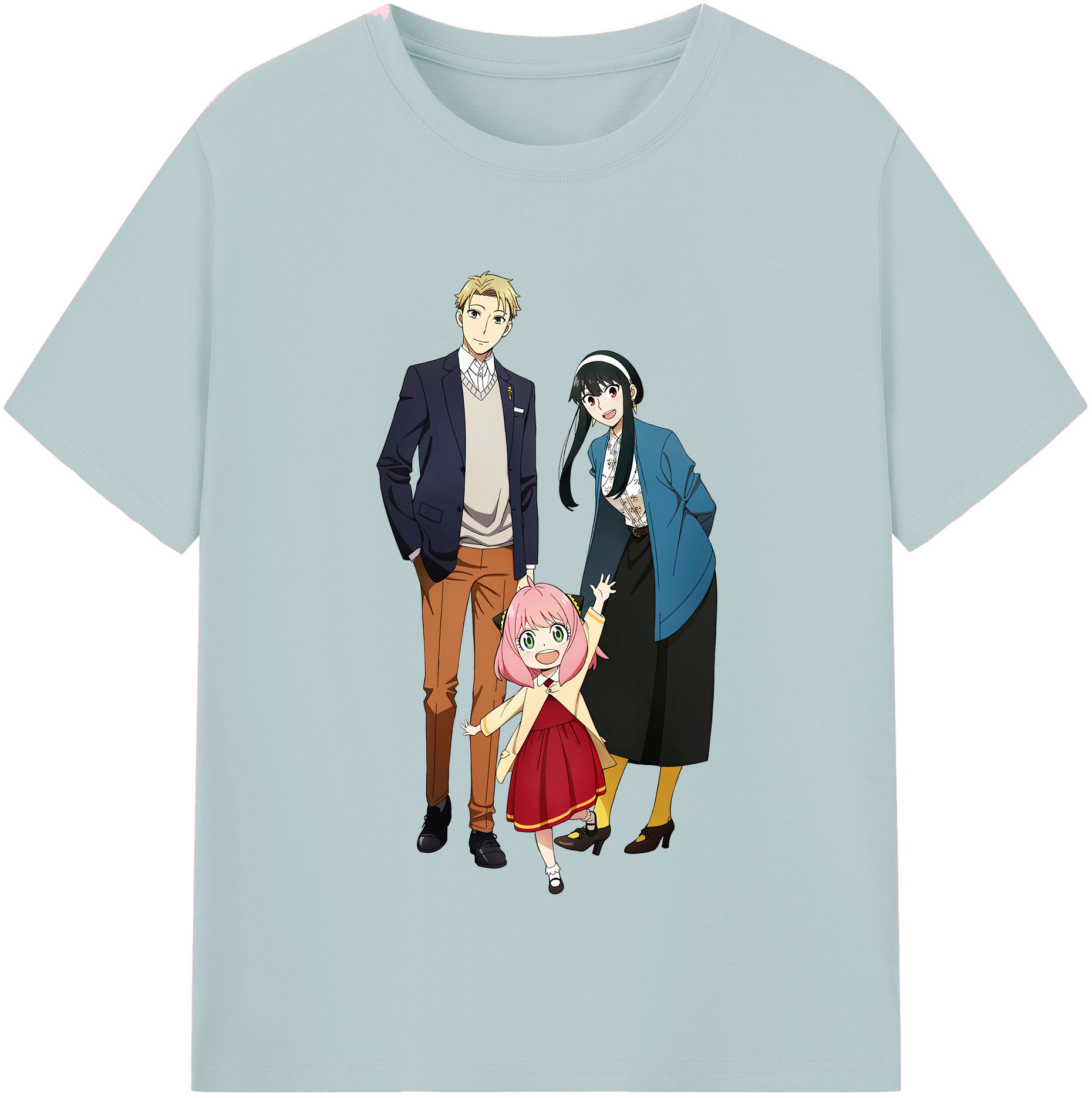 （画像用） SPY×FAMILY间谍家家酒 綿100％半袖Tシャツ（フロントプリント）